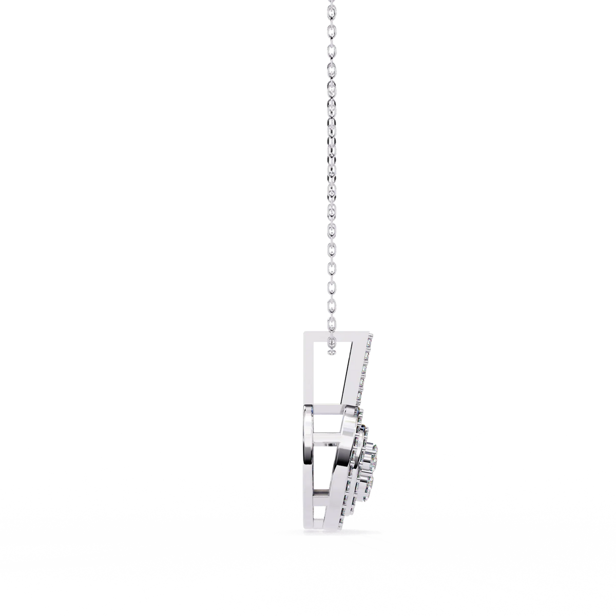 Orbit Cluster Lab Grown Diamond Pendant - Ophiratbf
