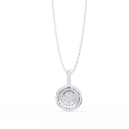 Orbit Cluster Lab Grown Diamond Pendant