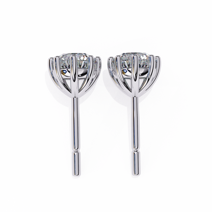 Eterna Six Prong Solitaire Lab Grown Diamond Studs