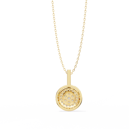 Orbit Cluster Lab Grown Diamond Pendant