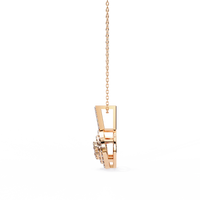 Orbit Cluster Lab Grown Diamond Pendant - Ophiratbf