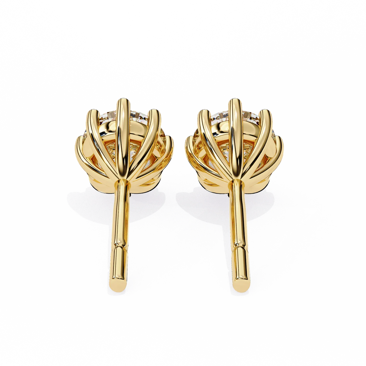 Eterna Six Prong Solitaire Lab Grown Diamond Studs - Ophiratbf