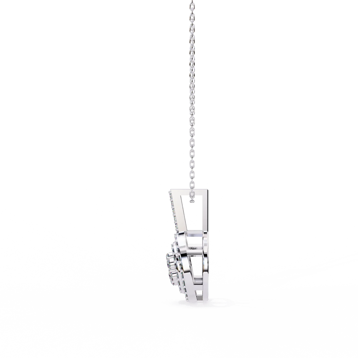 Orbit Cluster Lab Grown Diamond Pendant - Ophiratbf