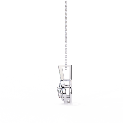 Orbit Cluster Lab Grown Diamond Pendant