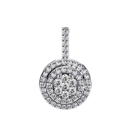 Orbit Cluster Lab Grown Diamond Pendant