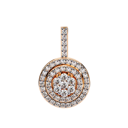 Orbit Cluster Lab Grown Diamond Pendant