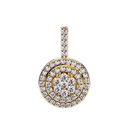Orbit Cluster Lab Grown Diamond Pendant