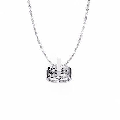 Orbit Cluster Lab Grown Diamond Pendant
