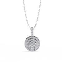 Orbit Cluster Lab Grown Diamond Pendant - Ophiratbf
