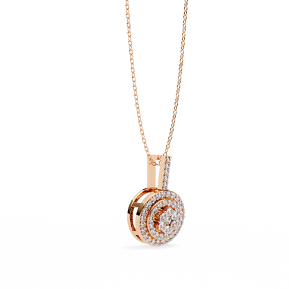 Orbit Cluster Lab Grown Diamond Pendant