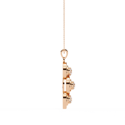 Rhapsody Multi-Halo Lab Grown Diamond Pendant