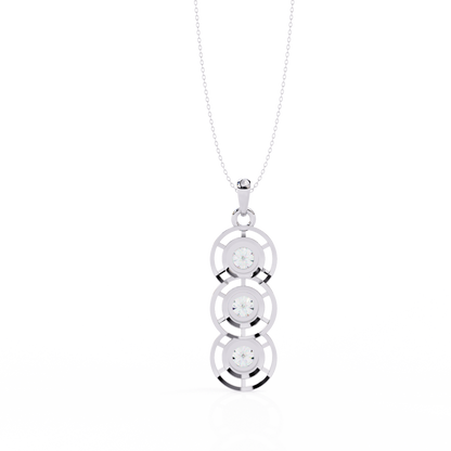 Rhapsody Multi-Halo Lab Grown Diamond Pendant