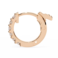 Enchanted Inside-Out Unicorn Lab Grown Diamond Hoops - Ophiratbf