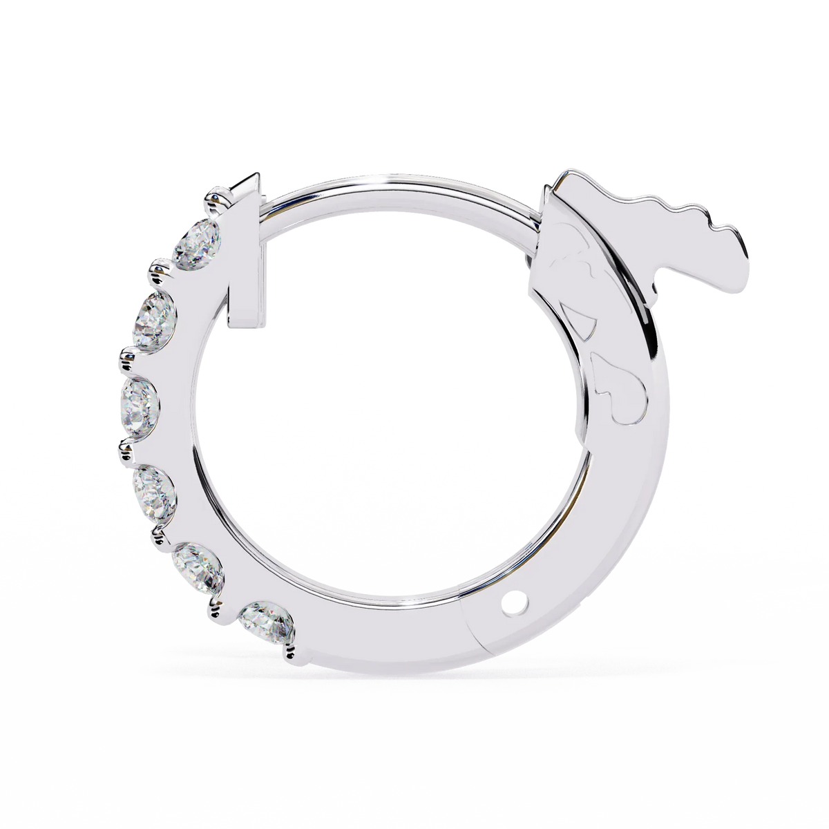 Enchanted Inside-Out Unicorn Lab Grown Diamond Hoops - Ophiratbf