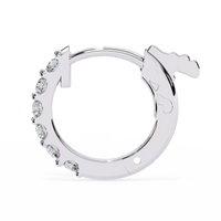Enchanted Inside-Out Unicorn Lab Grown Diamond Hoops - Ophiratbf