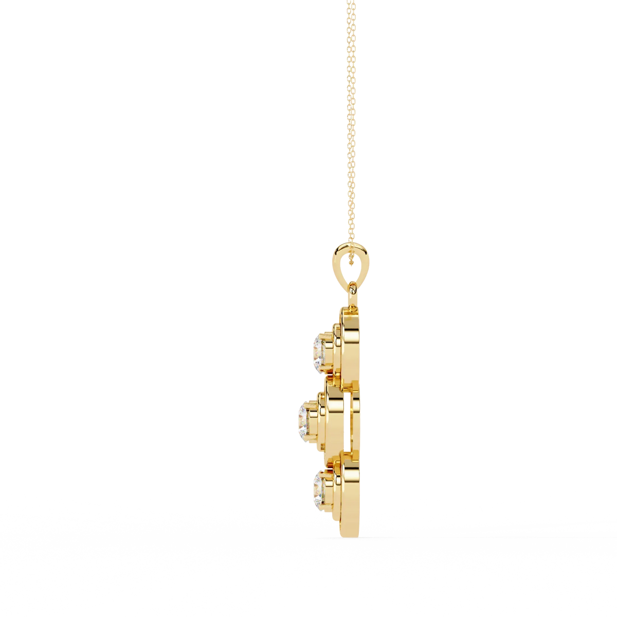 Rhapsody Multi-Halo Lab Grown Diamond Pendant - Ophiratbf