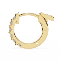 Enchanted Inside-Out Unicorn Lab Grown Diamond Hoops - Ophiratbf