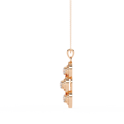 Rhapsody Multi-Halo Lab Grown Diamond Pendant