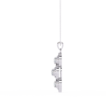 Rhapsody Multi-Halo Lab Grown Diamond Pendant