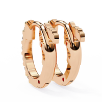 Enchanted Inside-Out Unicorn Lab Grown Diamond Hoops - Ophiratbf