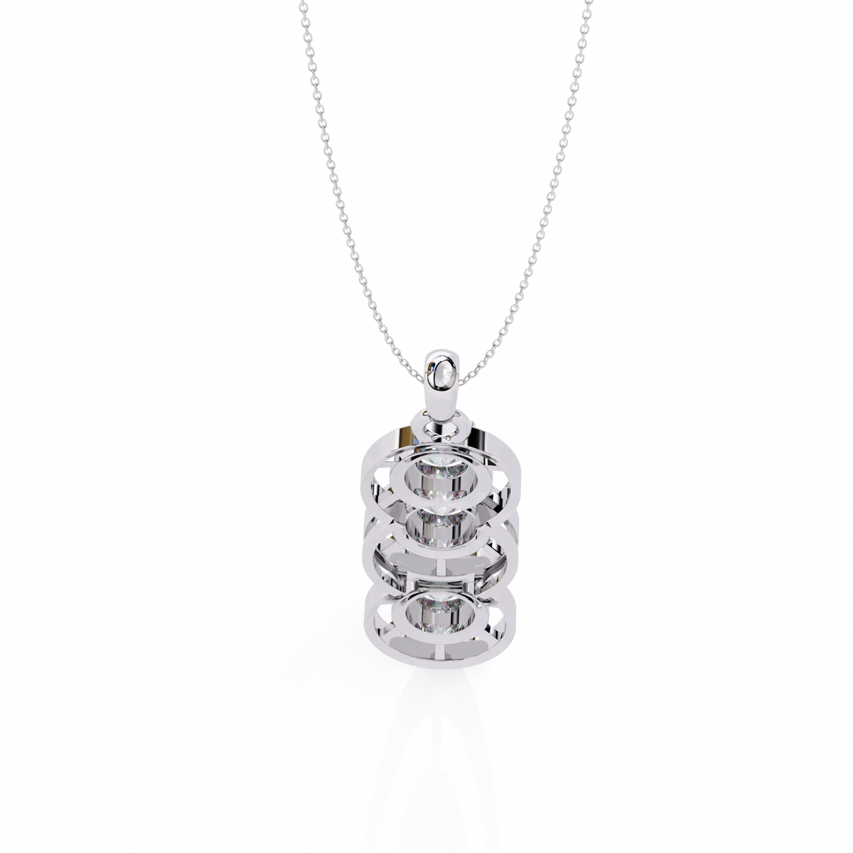 Rhapsody Multi-Halo Lab Grown Diamond Pendant - Ophiratbf