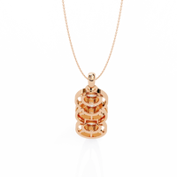Rhapsody Multi-Halo Lab Grown Diamond Pendant - Ophiratbf