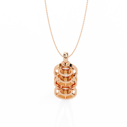 Rhapsody Multi-Halo Lab Grown Diamond Pendant
