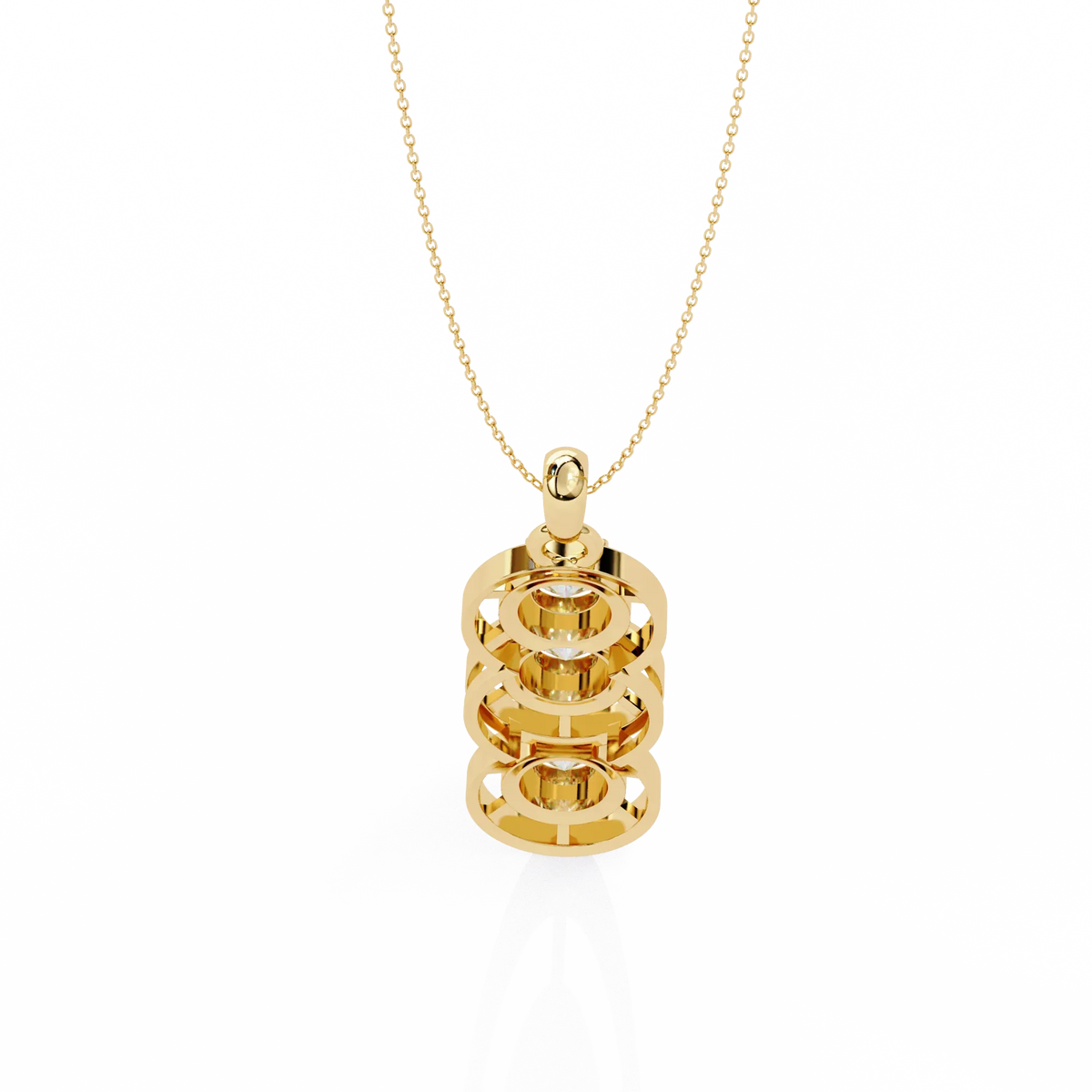 Rhapsody Multi-Halo Lab Grown Diamond Pendant - Ophiratbf