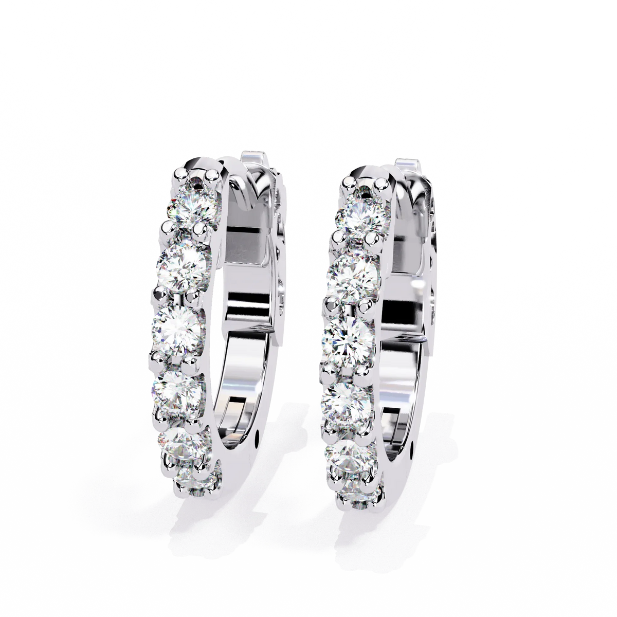 Enchanted Inside-Out Unicorn Lab Grown Diamond Hoops - Ophiratbf