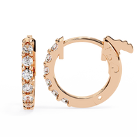 Enchanted Inside-Out Unicorn Lab Grown Diamond Hoops - Ophiratbf