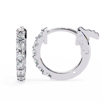 Enchanted Inside-Out Unicorn Lab Grown Diamond Hoops - Ophiratbf