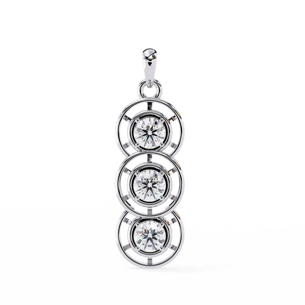 Rhapsody Multi-Halo Lab Grown Diamond Pendant - Ophiratbf