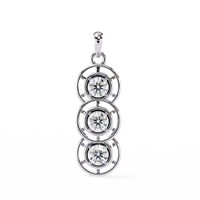 Rhapsody Multi-Halo Lab Grown Diamond Pendant - Ophiratbf