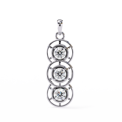 Rhapsody Multi-Halo Lab Grown Diamond Pendant