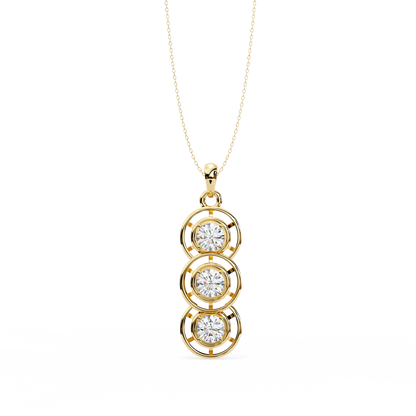 Rhapsody Multi-Halo Lab Grown Diamond Pendant