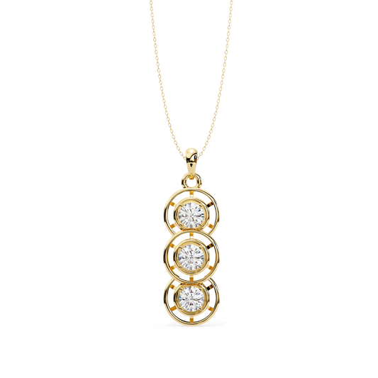 Rhapsody Multi-Halo Lab Grown Diamond Pendant