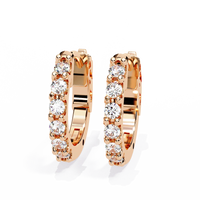 Enchanted Inside-Out Unicorn Lab Grown Diamond Hoops - Ophiratbf