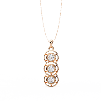 Rhapsody Multi-Halo Lab Grown Diamond Pendant