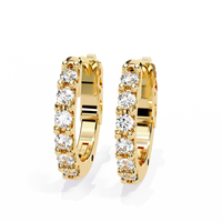 Enchanted Inside-Out Unicorn Lab Grown Diamond Hoops - Ophiratbf