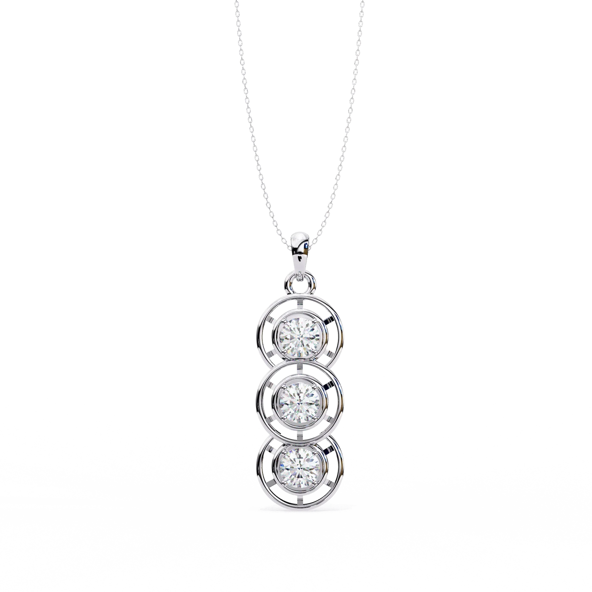 Rhapsody Multi-Halo Lab Grown Diamond Pendant - Ophiratbf