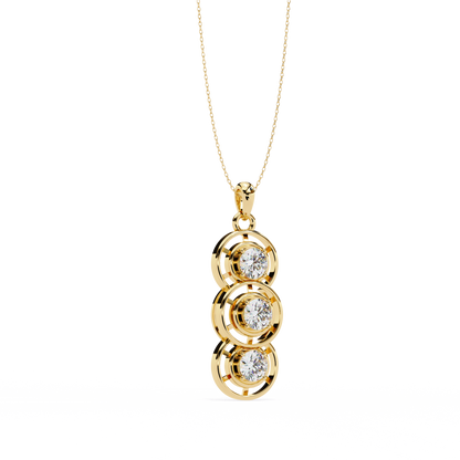Rhapsody Multi-Halo Lab Grown Diamond Pendant