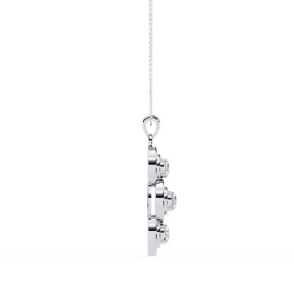 Rhapsody Multi-Halo Lab Grown Diamond Pendant