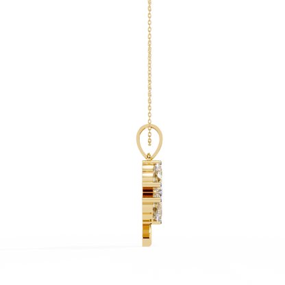 Fortuna Four-Heart Lab Grown Diamond Pendant