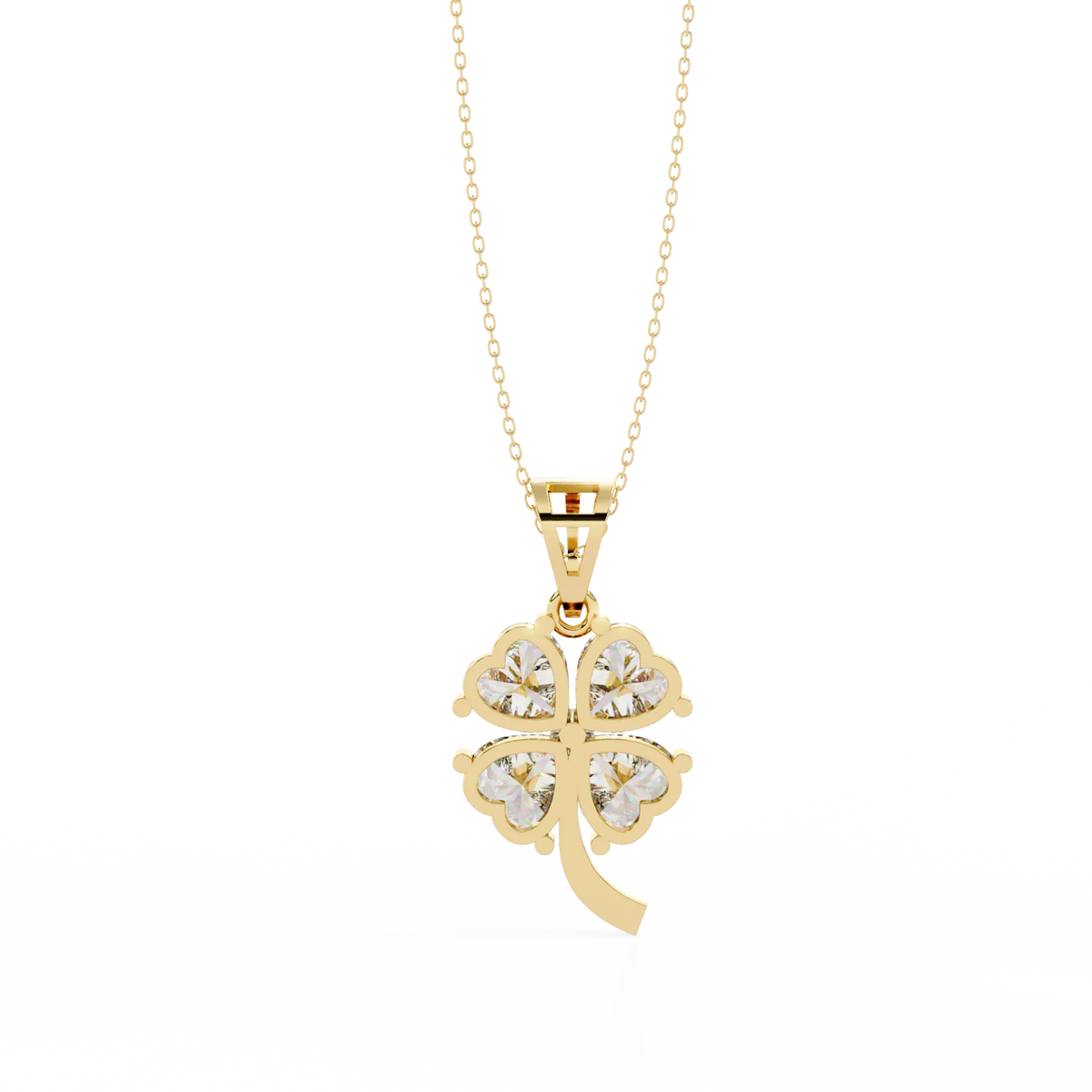 Fortuna Four-Heart Lab Grown Diamond Pendant - Ophiratbf