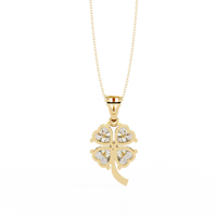 Fortuna Four-Heart Lab Grown Diamond Pendant - Ophiratbf