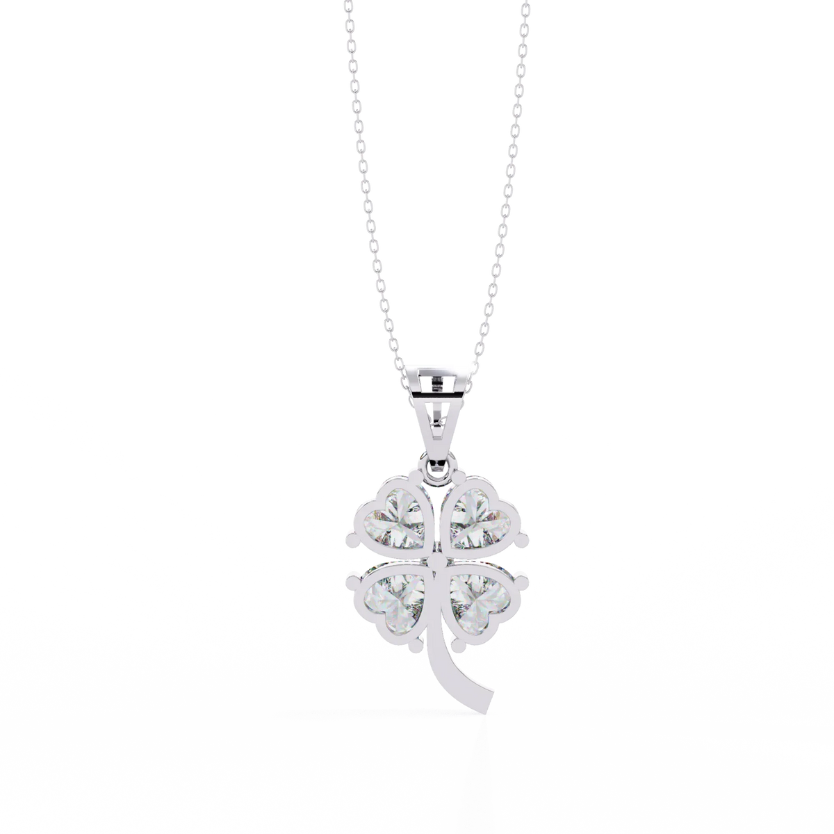 Fortuna Four-Heart Lab Grown Diamond Pendant - Ophiratbf