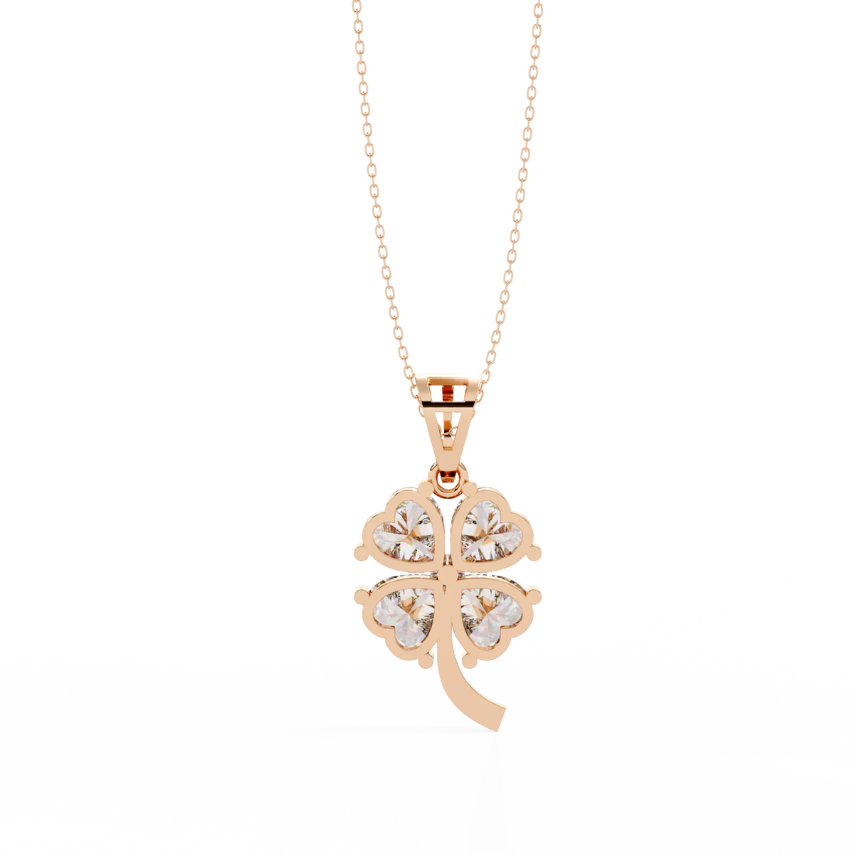 Fortuna Four-Heart Lab Grown Diamond Pendant - Ophiratbf
