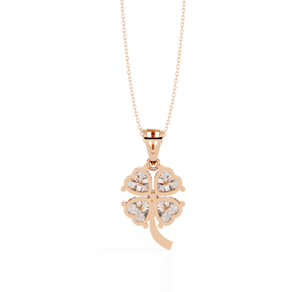 Fortuna Four-Heart Lab Grown Diamond Pendant