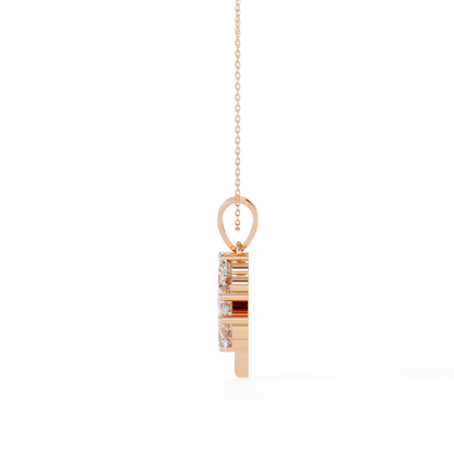 Fortuna Four-Heart Lab Grown Diamond Pendant