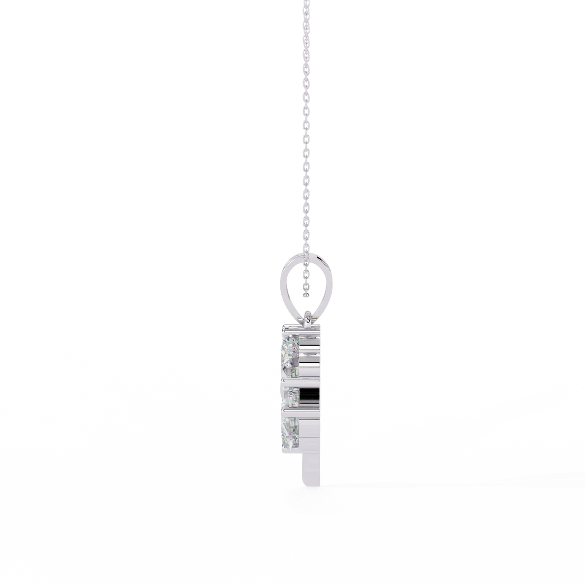 Fortuna Four-Heart Lab Grown Diamond Pendant - Ophiratbf
